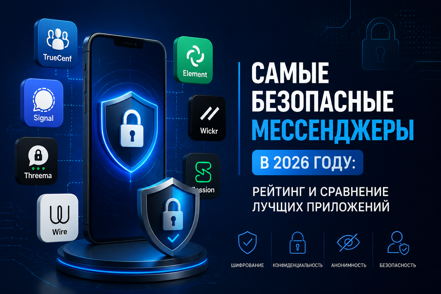 ”Самые безопасные мессенджеры в 2026 году”